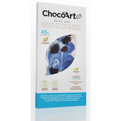 ChocoArt Édes Kék kakaószelet 60g (kókusztejjel)