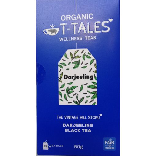 Darjeeling filteres fekete tea T-Tales Organic 25x2g