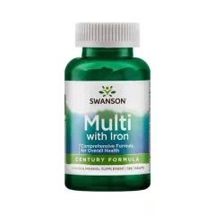   Swanson Just One Complete Multi with Iron (Multivitamin vassal) 130db tabl.