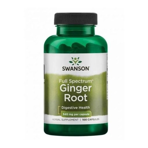 Swanson Ginger Root (Gyömbér gyökér) 540 mg 100 kapszula