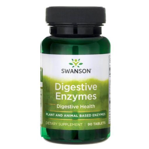 Swanson DIGESTIVE ENZYMES Emésztő enzim 90 tabletta