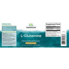 Swanson L-Glutamine 500mg 100 kapszula