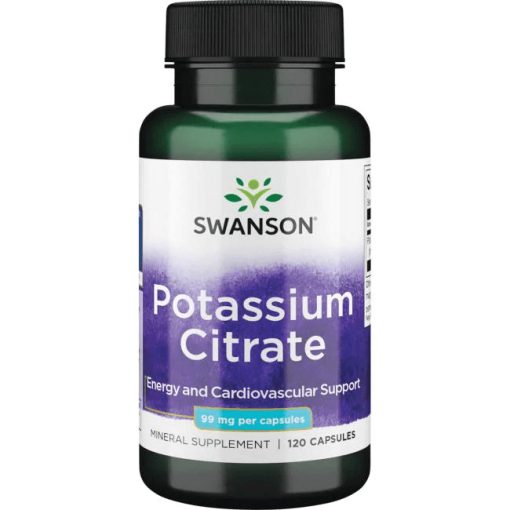 Swanson Potassium Citrate (Kálium citrát ) 99mg 120 kapszula