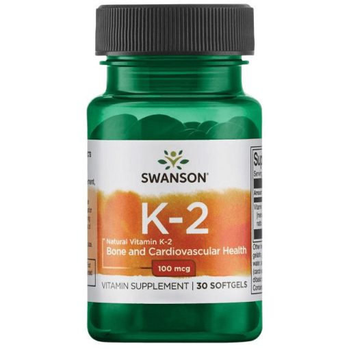 Swanson K2 vitamin 100mcg  30 kapszula