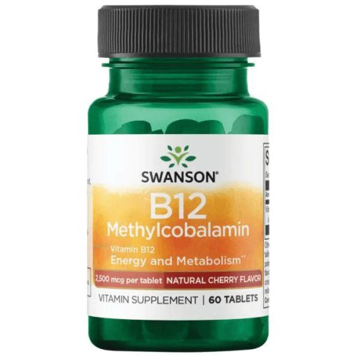 Swanson B12 Methylcobalamin 2500mcg 60 rágótabletta