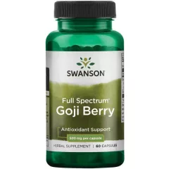 Swanson Goji Berry (Goji bogyó) 500mg 60 kapszula