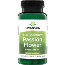 Swanson Golgotavirág (Passion flower) 500mg 60 kapszula