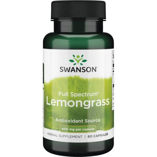 Swanson Lemongrass (Citromfű) 400mg 60 kapszula