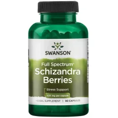   Swanson Schizandra berries 525mg 90db kapszula Életbogyó, Kínai kúszómagnólia