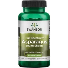   Swanson Asparagus 400mg full spectrum spárgacsíra kivonat 60 kapszula