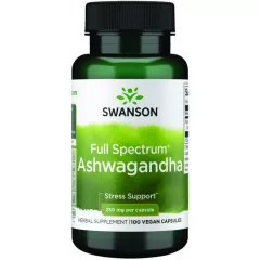 Swanson ASHWAGANDHA 250mg 100 vegán kapszula