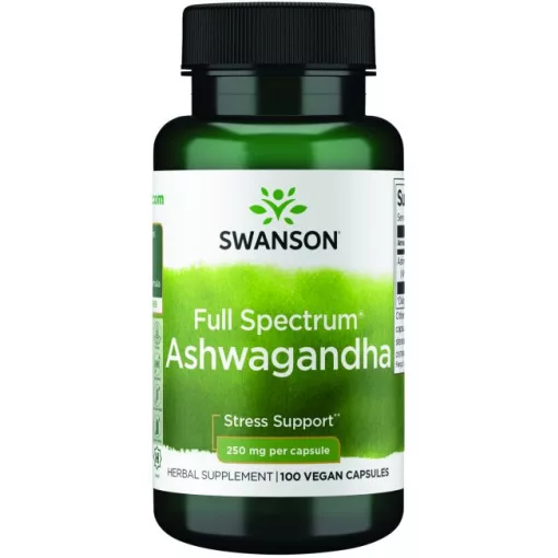 Swanson ASHWAGANDHA 250mg 100 vegán kapszula