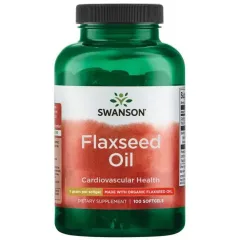   Swanson Flaxseed Oil 1000mg (Organikus lenmagolaj) 100 kapszula