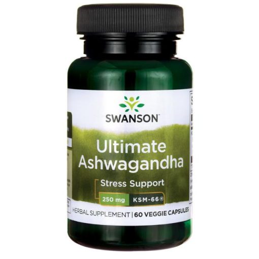 Swanson Ultimate Ashwagandha 250mg 60 kapszula (KSM-66® kivonat)