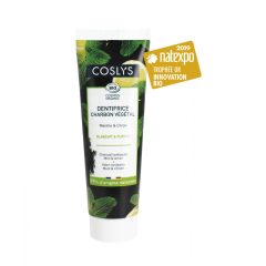   Coslys BIO Faszenes fogkrém menta és citrom kivonattal 100g