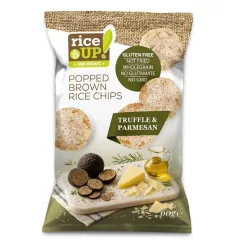   Rice Up Chips Szavasgomba-Parmezán 60g ízesítéssel Truffle & Parmesan