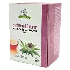   Green Life Kender és valeriana tea 20 filter Hemp Tea with Valerian Root