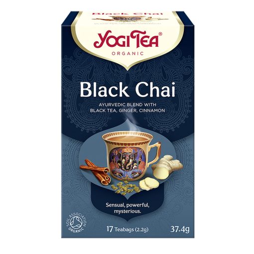 BIO Fekete chai tea 17x2,2g Yogi Black Chai