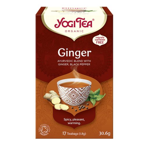 BIO Gyömbér tea 17x1,8g Yogi Ginger