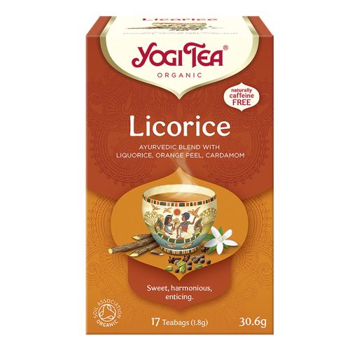 BIO Édesgyökér tea 17x1,8g Yogi Licorice