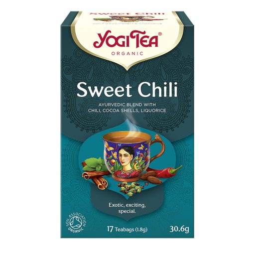 BIO Édes chili tea 17x1,8g Yogi Sweet Chili