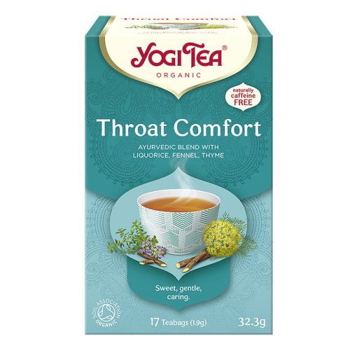 BIO Toroknyugtató herba tea Yogi Throat Comfort