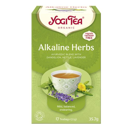 BIO Lúgosító tea 17x2g Yogi Alkaline Herbs