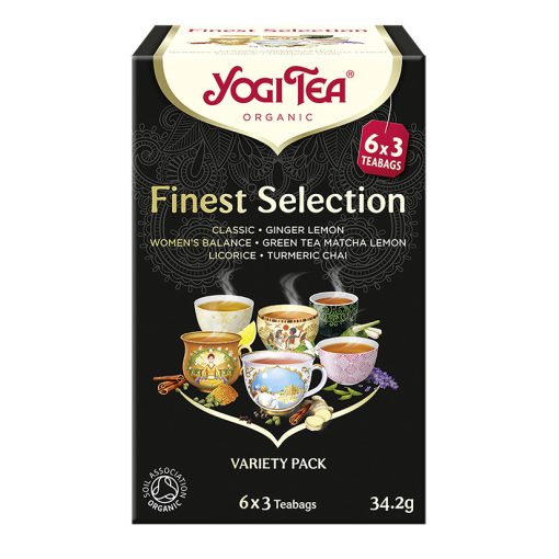 BIO Teaválogatás a legfinomabbakból 6x3db filter Yogi Finest Selection