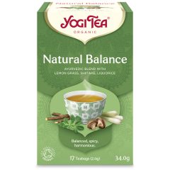   BIO Természetes egyensúly tea shiitake gombával 17x2g Yogi Natural Balance