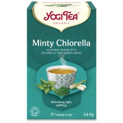   BIO Mentás tea chlorella algával 17x2g Yogi Minty Chlorella