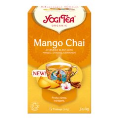 BIO Mangó chai tea 17x2,0g Yogi Mango Chai
