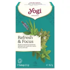 Yogi BIO Frissesség és fókusz tea 17x2,1g Refresh & Focus