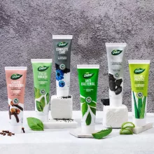 Dabur Fresh Breath Basil fogkrém 100ml fluormentes, organikus