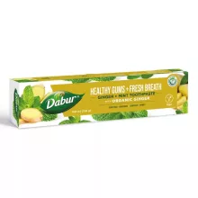 Dabur Healthy Gums+Fresh Breath fogkrém 100ml fluormentes, organikus