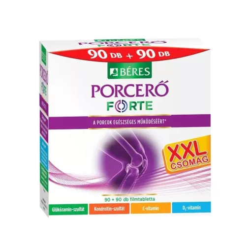 Béres Porcerő FORTE XXL 90+90db filmtabletta