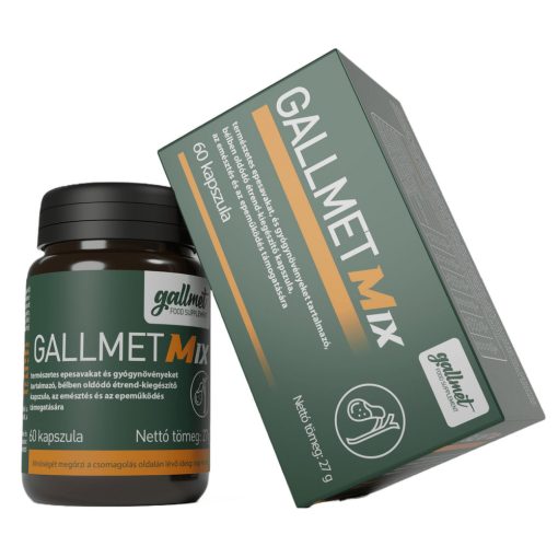 GALLMET-Mix 60db epesav és gyógynövény kapszula