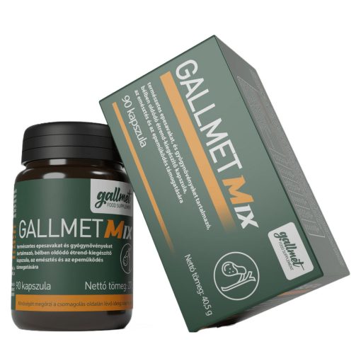 GALLMET-Mix 90db epesav és gyógynövény kapszula