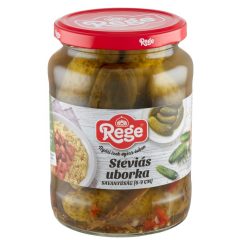 Csemegeuborka, steviás 6-9 cm 680g Rege (720ml)