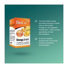 BioCo Omega 3-6-9 60db lágyzselatin kapszula