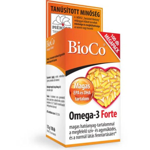 BioCo Omega-3 Forte Megapack 100db lágyzselatin kapszula