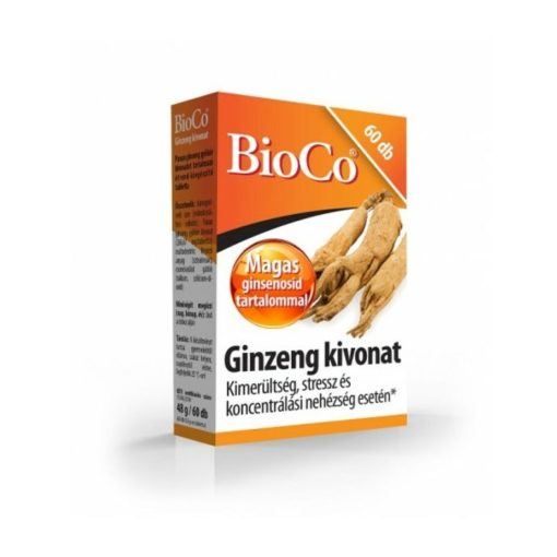 BioCo Ginzeng kivonat 60db tabletta
