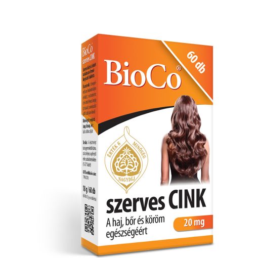 Szerves CINK 20mg 60db tabletta BioCo