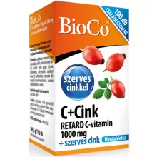 BioCo C+Cink Retard C-vitamin 1000mg + szerves cink 100db filmtabletta
