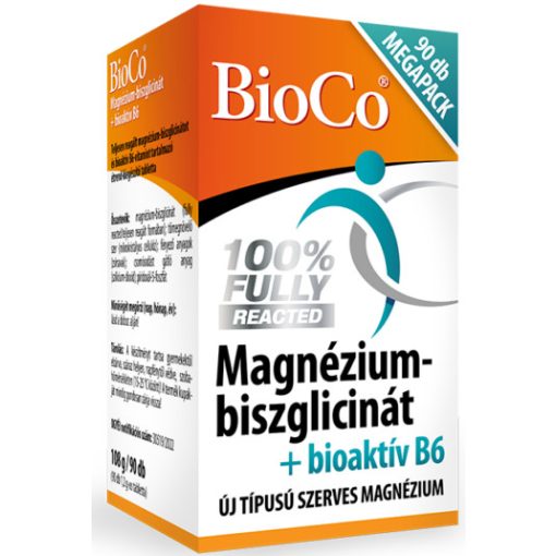 BioCo Magnézium-biszglicinát + B6 vitamin 90db tabletta