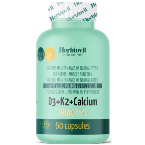 Herbiovit D3+K2+Calcium Triactive 60 kapszula
