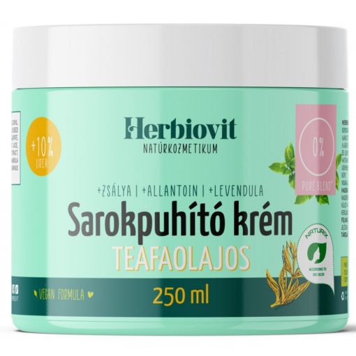 Sarokpuhító krém teafaolajos 250ml Herbiovit