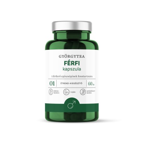 Györgytea Férfi 60db kapszula 01 A férfierő egészségének fenntartására.