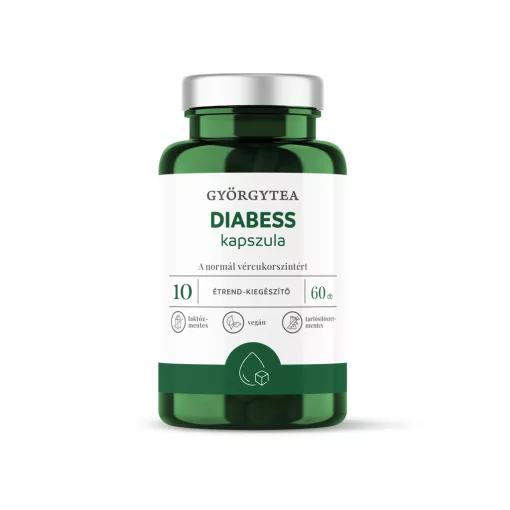 Györgytea Diabess 60db kapszula 10 A normál vércukorszintért