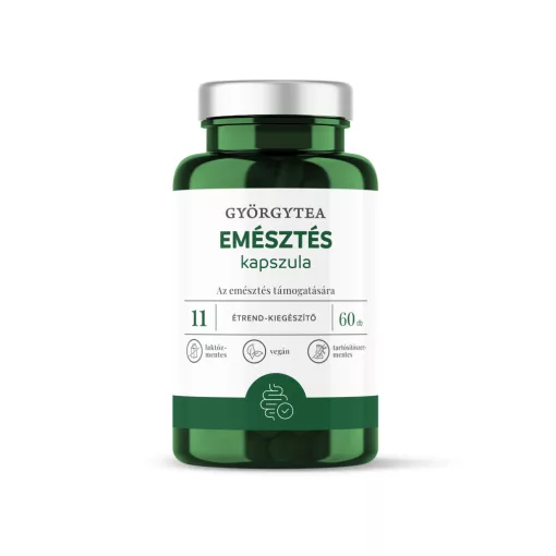 Györgytea Emésztés 60db kapszula 11 Az emésztés támogatására