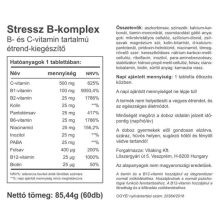 Vitaking Stress B-complex + C500 +B1 (60) tabletta